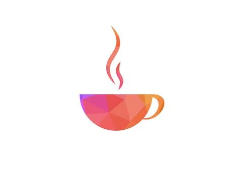 Coffee logo concept for Restaurant, Cafe, Royalty, Boutique, Heraldic Stock Illustration