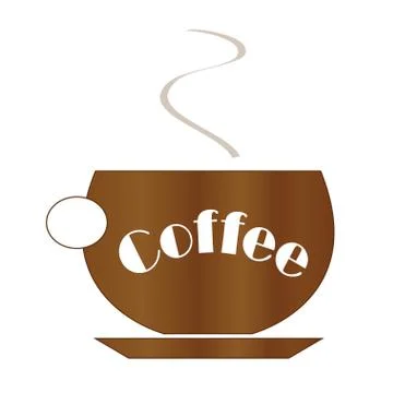 Coffee logo - cup of coffee vector Stock Illustration
