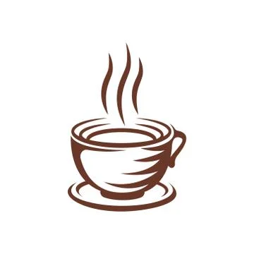 Coffee Logo design vector illustration. Vintage Coffee Logo vector design con Иллюстрация