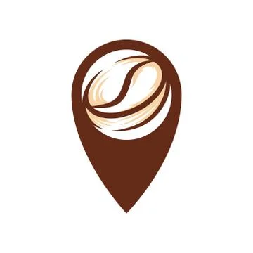 Coffee Logo design vector illustration. Vintage Coffee Logo vector design con Stock Illustration