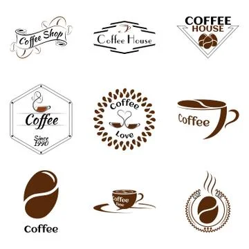 Coffee Logo design vector template. Stock Illustration