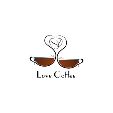 Coffee Logo design vector template. Stock Illustration