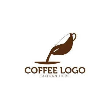 Coffee logo icon template Stock Illustration