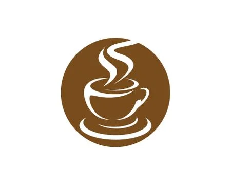 Coffee Logo Template Illustrazione stock