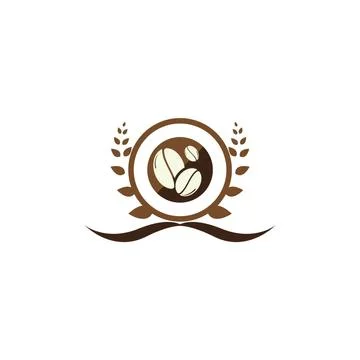 Coffee logo template Stock Illustration