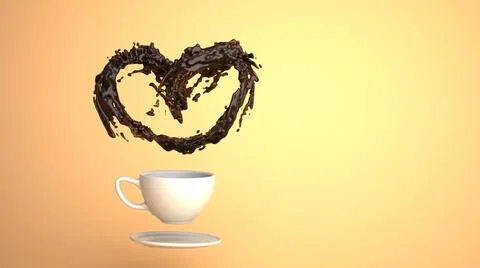 Coffee Love Stock Illustration