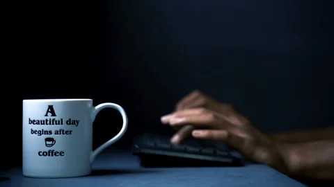 Coffee lover Stock Footage 121348548