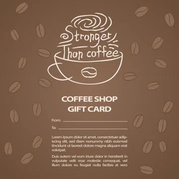 Coffee lover quote Stock Illustration