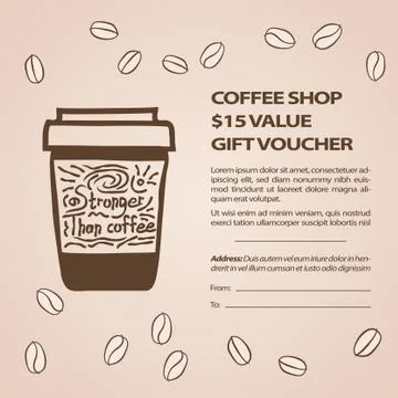 Coffee lover quote Stock Illustration