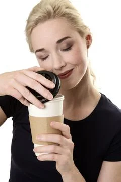 Coffee lovers Stock Photos