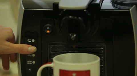 Coffee machine 09 Stock Footage 21273832