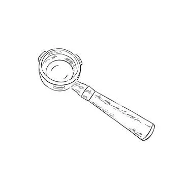 Coffee machine accessory Stock Illustration