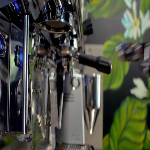 Coffee Machine in Action Stock Footage 69452060