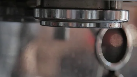 Coffee Machine Being Used Stock Footage 81673997