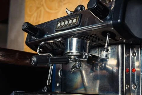 Coffee machine in the coffee shop Фото