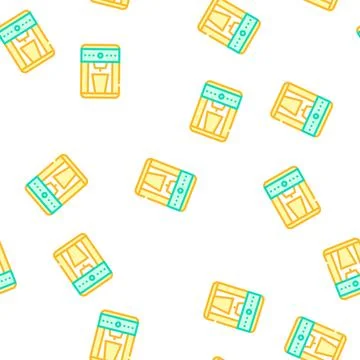 Coffee machine color icon vector color illustration Stock Illustration