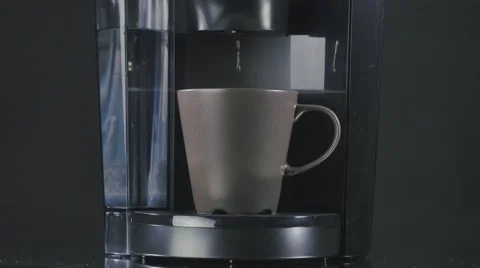 Coffee machine dripping coffee Stock Footage 44404203