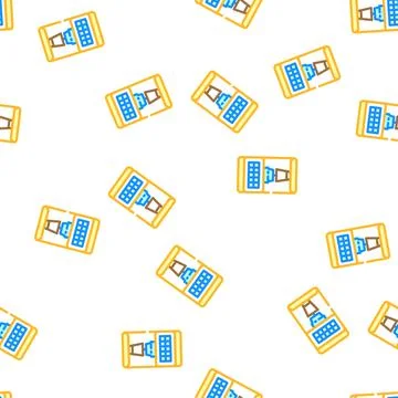 Coffee machine electronic device vector seamless pattern 스톡 일러스트