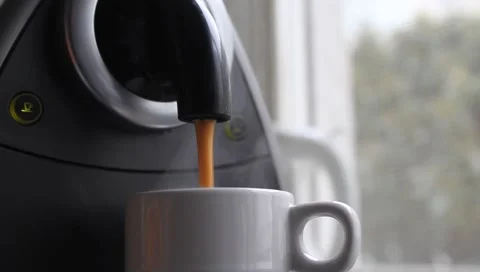 Coffee Machine Stock Footage 1053556