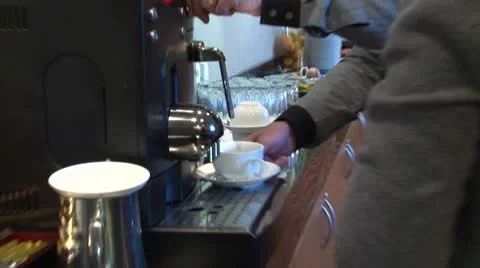 Coffee machine 库存影片 8961447