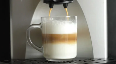 Coffee a Machine Stock-Footage 32866094