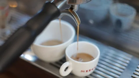 Coffee Machine Stock Footage 92058999