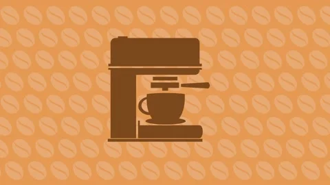 Coffee machine Stock Footage 135323395