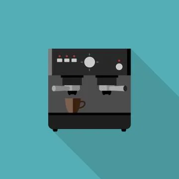 Coffee machine icon. Illustrazione stock