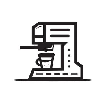 Coffee machine icon Illustrazione stock
