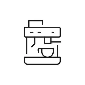 Coffee Machine Icon Stock Illustration