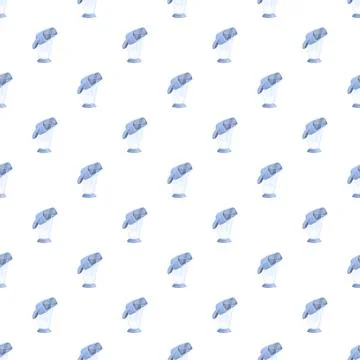 Coffee machine icons creating a seamless pattern Stock Illustration