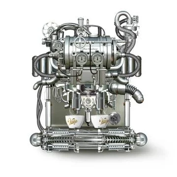 Coffee machine Stock Illustration