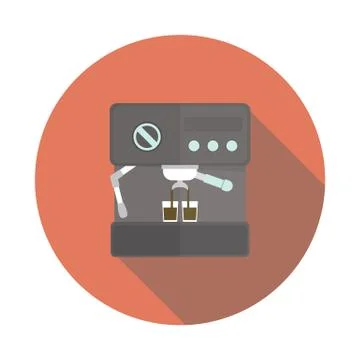 Coffee machine Illustrazione stock