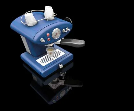 Coffee machine Stock Illustration