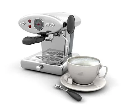 Coffee machine Stock Illustration