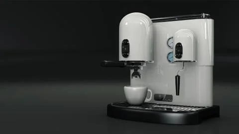 Coffee machine Stock Illustration