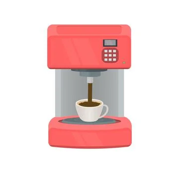 Coffee machine Stock Illustration