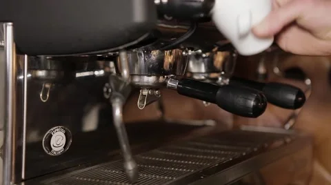 The Coffee Machine Makes Coffee Stock Footage 62507538