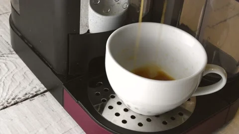 Coffee machine making coffee coffee. Stock Footage 165939002