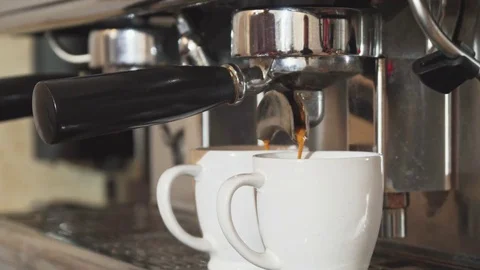 The coffee machine is making coffee Stock-Footage 80278925