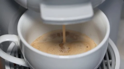 Coffee machine making coffee Stock Footage 91293692