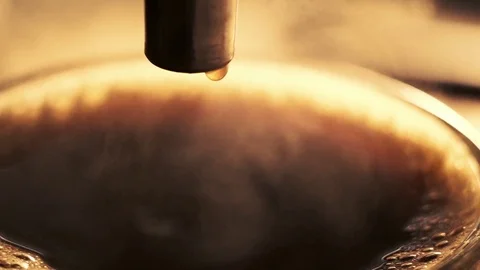 Coffee machine making espresso coffee Stock Footage 83422707