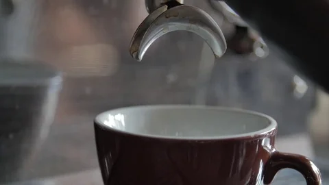 Coffee Machine - Making Espresso Stock Footage 81674637