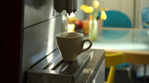 Coffee machine making espresso Stock Footage 88618316