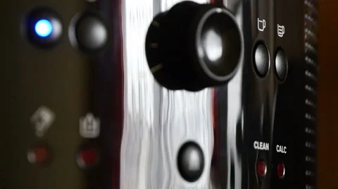 Coffee Machine Out of Operation Stock Footage 47436610