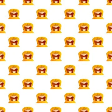 Coffee machine pattern creating a seamless background repeating Stockillustratie