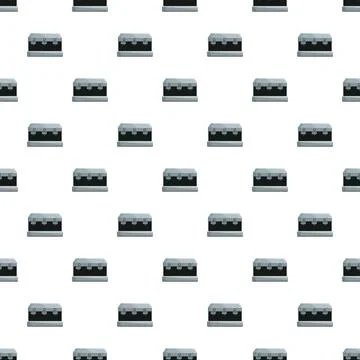 Coffee machine pattern creating seamless cafe kitchen background Stock Illustration