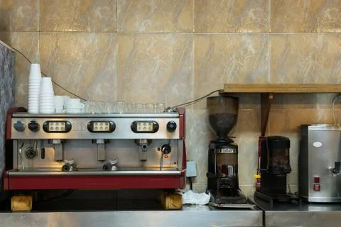 Coffee machine Stock Photos