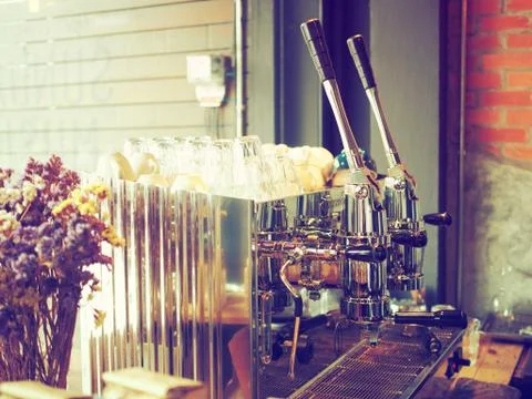 Coffee machine Stock Photos