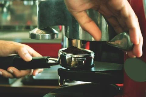 Coffee machine Stock Photos